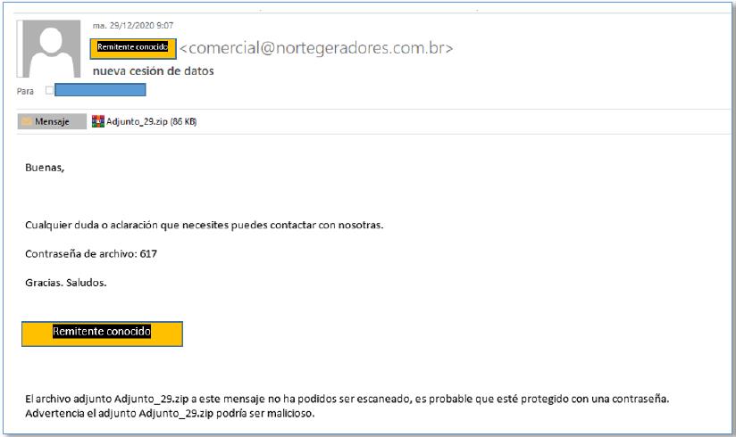 ejemplo de phishing